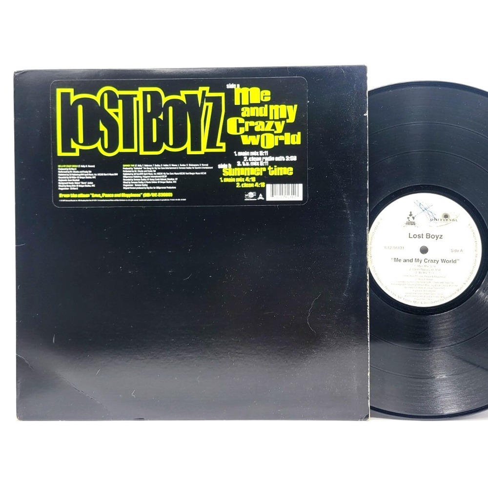 LOST BOYZ - ME AND MY CRAZY WORLD /‎ SUMMER TIME - HIP HOP SINGLE RECORD